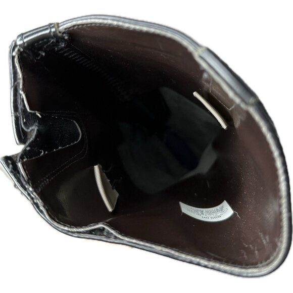 Devon-Aire Ladies Black Riding/Field Boots Size 8R Calf With Boot Pulls - Picture 7 of 8